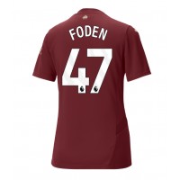 Billiga Manchester City Phil Foden #47 Tredje fotbollskläder Dam 2024-25 Kortärmad